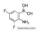 Molecular Structure of 1072952-15-8 (2-Amino-3,5-difluorophenylboronic acid)